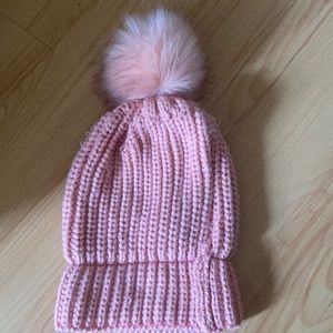 pink beanie